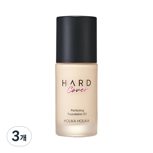홀리카홀리카 하드커버 퍼펙팅 파운데이션 EX01 30ml, 웜아이보리, 3개