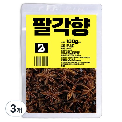 비니플랑센 팔각향, 100g, 3개