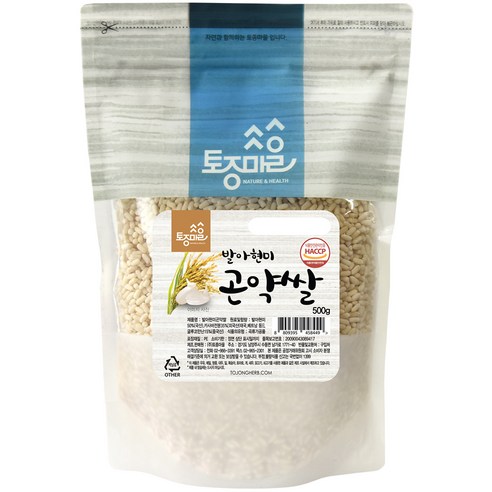 토종마을 발아현미 곤약쌀, 500g, 2개 Best Top5