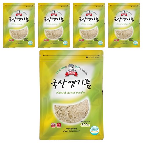 배대감 국산 엿기름, 500g, 6개