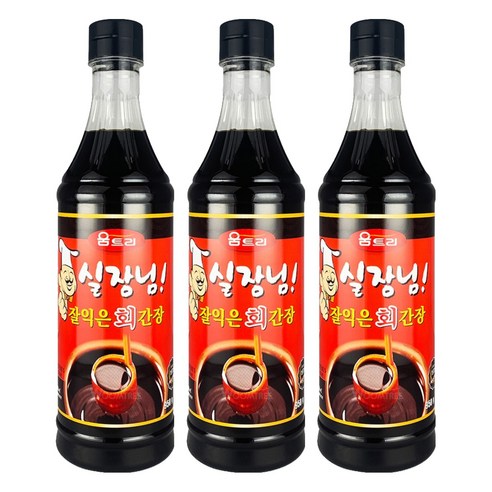 움트리 실장님 잘익은 회간장, 950g, 3개