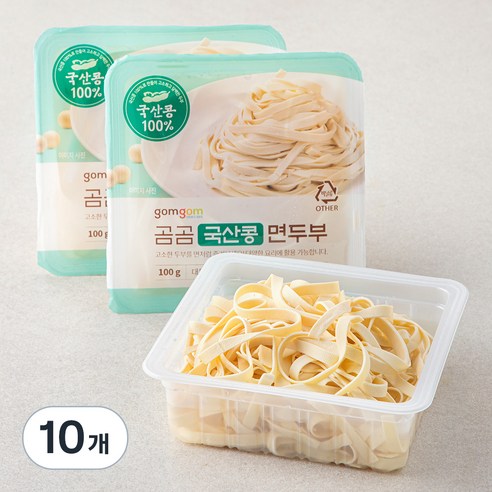 곰곰 국산콩 면두부, 100g, 10개