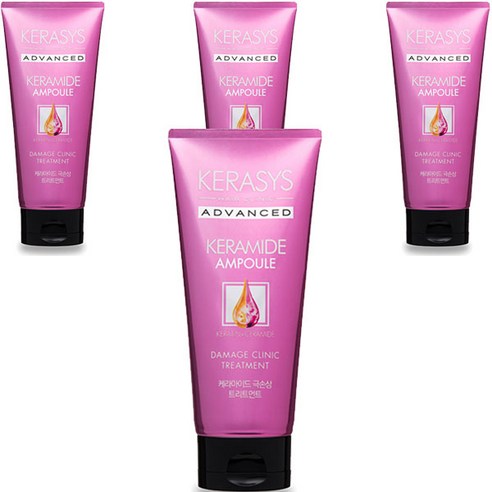 케라시스 고기능 극손상케어 트리트먼트, 200ml, 4개