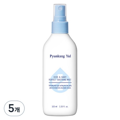 편강율 키즈 앤 베이비 퍼펙트 수딩 미스트, 100ml, 5개