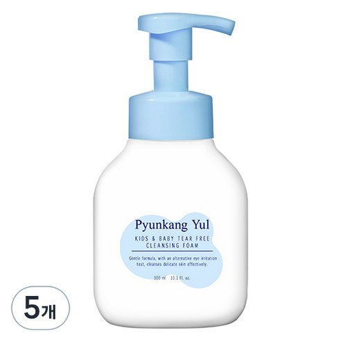 편강율 키즈 앤 베이비 티어프리 클렌징폼, 스위트 오렌지향, 300ml, 5개