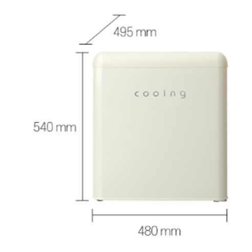 컴팩트한 공간에서 편안함을 위한 쿠잉전자 미니냉장고