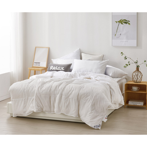 호텔 침구의 포근함을 집에서, 구스온 순면 구스이불로 꿀잠 예약!