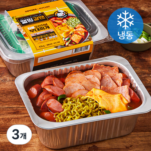 마이셰프 캠핑갈땐 킹콩 오리지널 부대찌개 (냉동), 426g, 3개