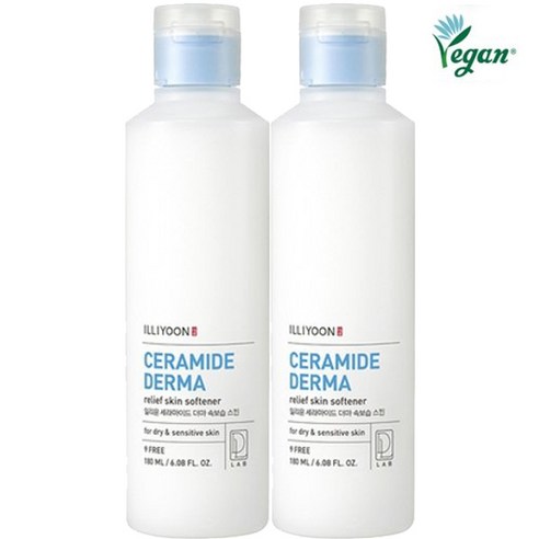 일리윤 세라마이드 더마 보습 스킨, 180ml, 2개