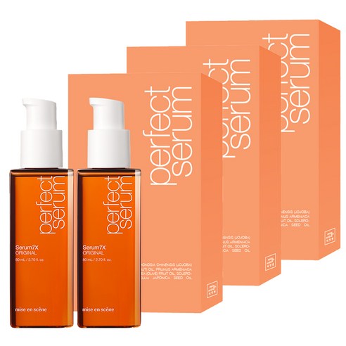 미쟝센 퍼펙트 오리지널 헤어 세럼 7X 2p, 80ml, 6개