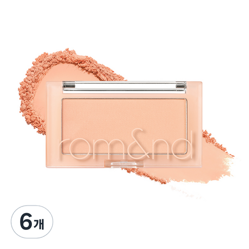 롬앤 베러 댄 치크 4g, W03 애프리콧 밀크, 6개