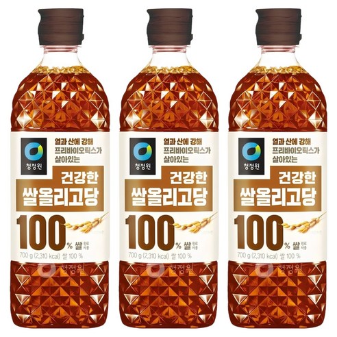 청정원 쌀올리고당, 700g, 3개