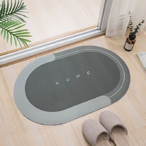 일상나눔 빨아쓰는 깨지지 않는 규조토 발매트, HOME