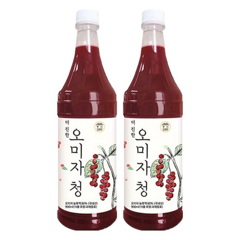 조은약초 더 진한 오미자청, 900ml, 1개입, 2개