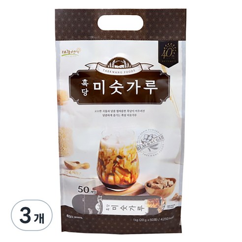 태광선식 흑당 미숫가루, 150개, 20g