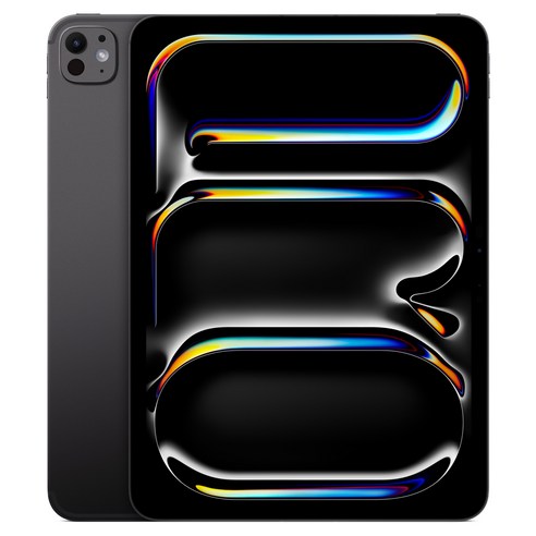 Apple 2025 아이패드 프로 11(M5 모델) 스탠다드 글래스, 스페이스 블랙, 512GB, Wi-Fi