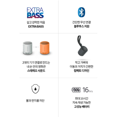 가성비 끝판왕, 소니 SRS-XB100!