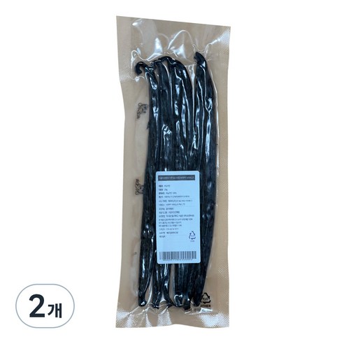 프리미엄 바닐라빈, 25g, 2개