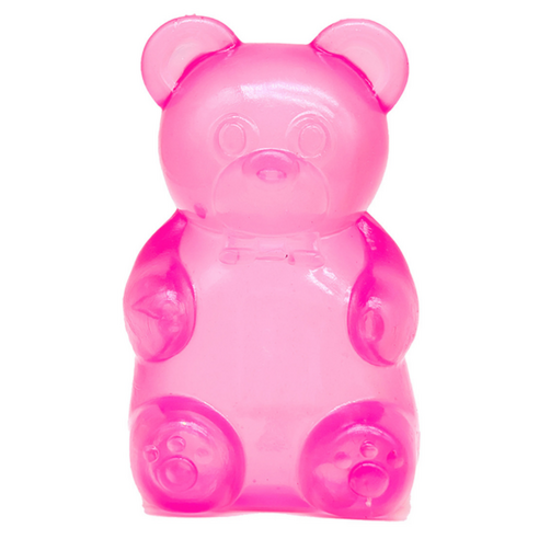 베키노우 스퀴시 스트레스 말랑이 곰돌이 젤리 볼, 핑크, 150g, 1개