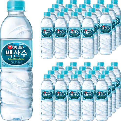 농심 백산수, 500ml, 40개