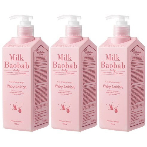 밀크바오밥 베이비 로션, 500ml, 3개