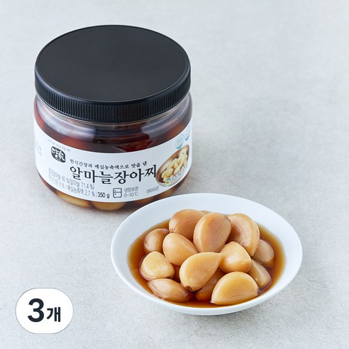 담가 알마늘장아찌, 350g, 3개