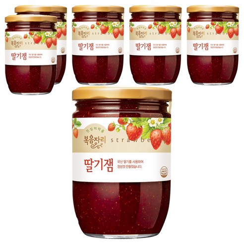 복음자리 딸기잼, 640g, 6개