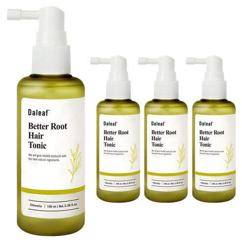 달리프 클로렐라 베러 루트 탈모증상완화 헤어 토닉, 100ml, 4개