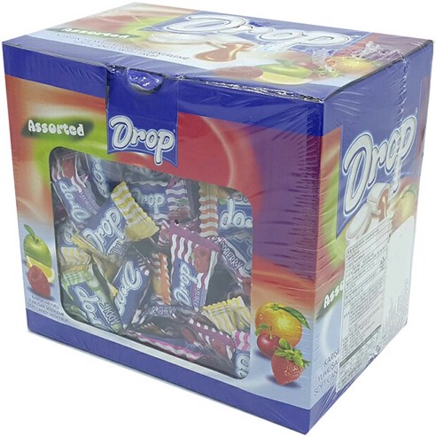 드롭 어소티트 소프트캔디 6가지맛, 1kg, 1개