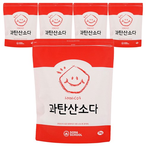 엘앤에스 과탄산소다 산소계표백제, 5kg, 5개