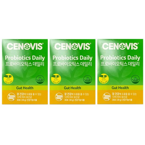 세노비스 프로바이오틱스 데일리 유산균 30p, 3개, 30g