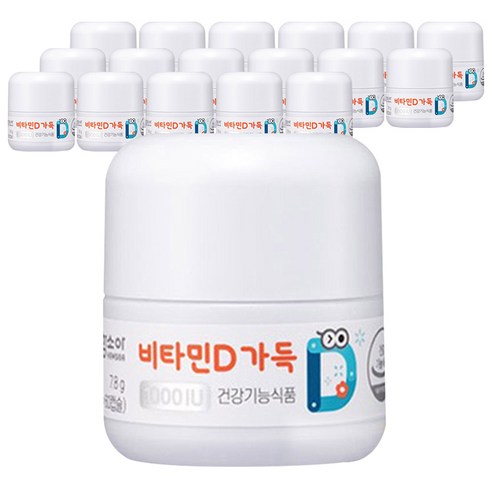함소아 비타민D 1000IU 60p, 18개, 60캡슐