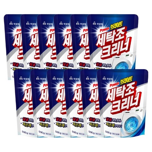 브라이트 세탁조크리너 리필, 500g, 12개