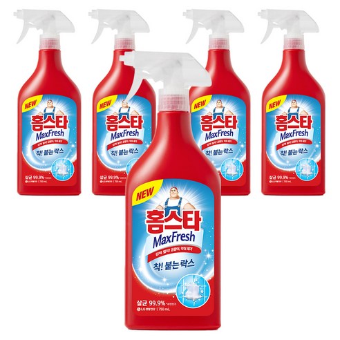 홈스타 맥스프레쉬 착 붙는 락스 스프레이, 500ml, 2개