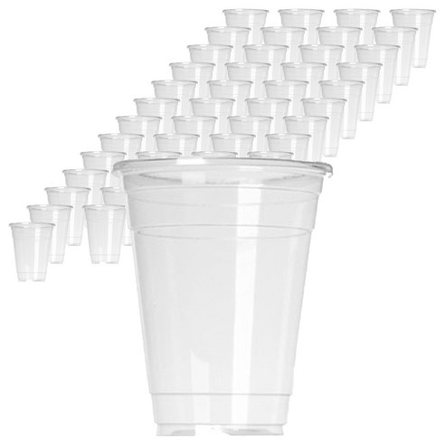 하이퍼 투명 PET 아이스컵 98파이 16온스, 480ml, 1개입, 50개
