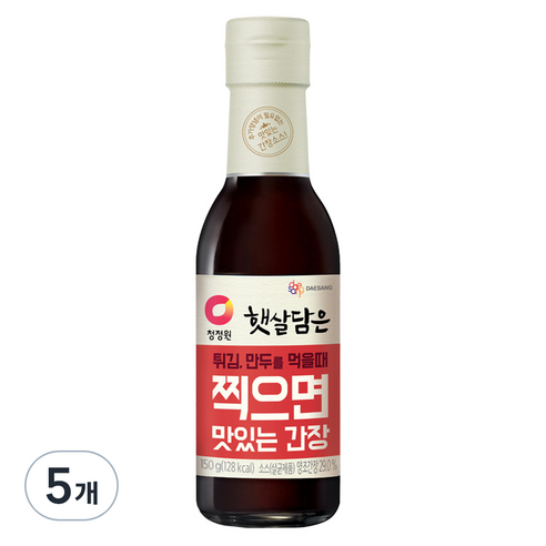 청정원 찍으면 맛있는 간장 150g, 5개