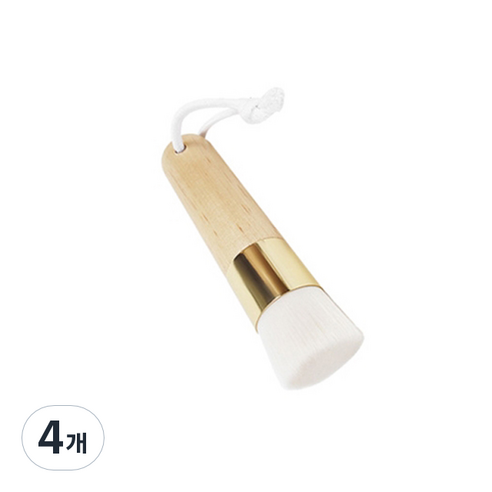 뷰티인뷰티 모공 클렌징 스틱 브러쉬, 혼합색상, 4개