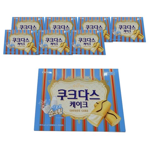 쿠크다스 케이크, 154g, 8개