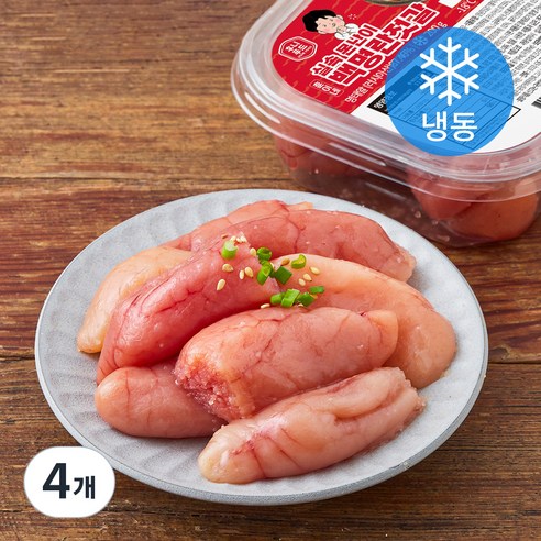 훈이네 실속 몬난이 백명란 젓갈, 200g, 4개