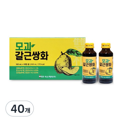 익수제약 모과갈근쌍화, 100ml, 40개
