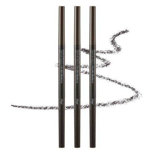 더페이스샵 브로우마스터 아이브로우 슬림 오토펜슬 0.05g, 04 다크브라운, 3개