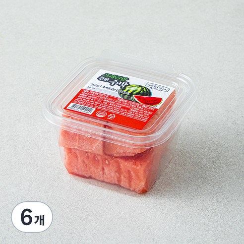 프레쉬팜 간편 수박, 300g, 6개