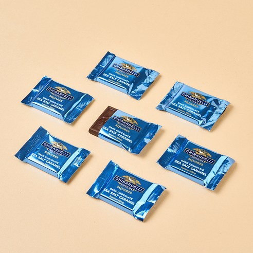 기라델리 다크 초콜릿 씨솔트 카라멜 스퀘어: 달콤함과 짠맛의 완벽한 균형
