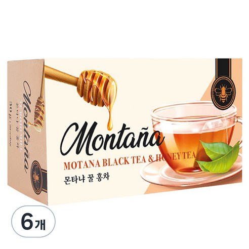 몬타냐 꿀홍차, 1.5g, 20개입, 6개, 1.5g