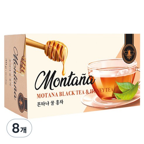 몬타냐 꿀홍차, 30g, 20개입, 8개, 1.5g