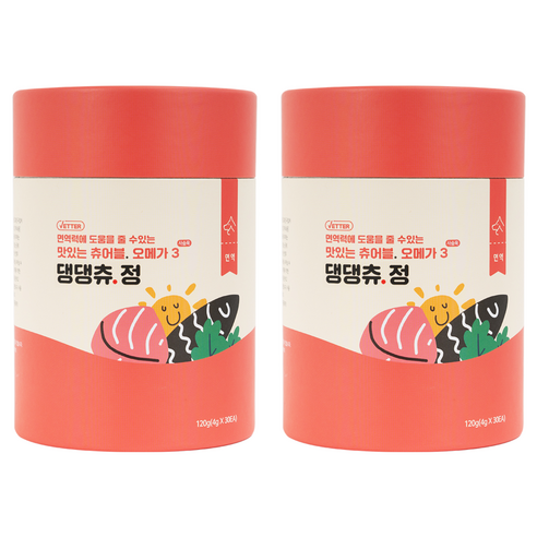 베터 반려동물 댕댕츄정 영양제 30p, 오메가3, 2개