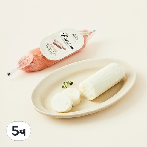 고래사어묵 쁘아송 치즈맛, 5팩, 130g