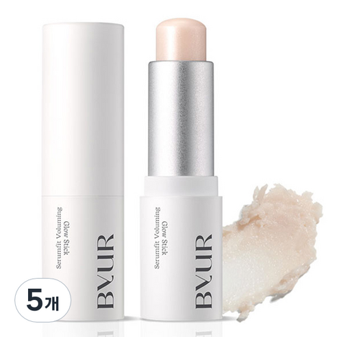 바이유어 세럼핏 볼류밍 글로우 스틱 3.8g, 클리어, 5개
