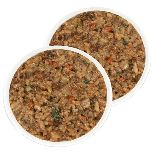 짱죽 돈불고기 야채 짜장밥, 혼합맛(돼지고기 / 밀 / 대두 / 우유 / 소고기 / 닭고기), 160g, 2개