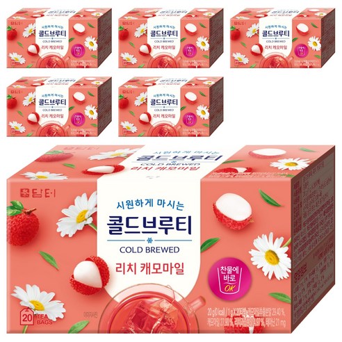 담터 콜드브루티 리치캐모마일, 1g, 20개입, 6개